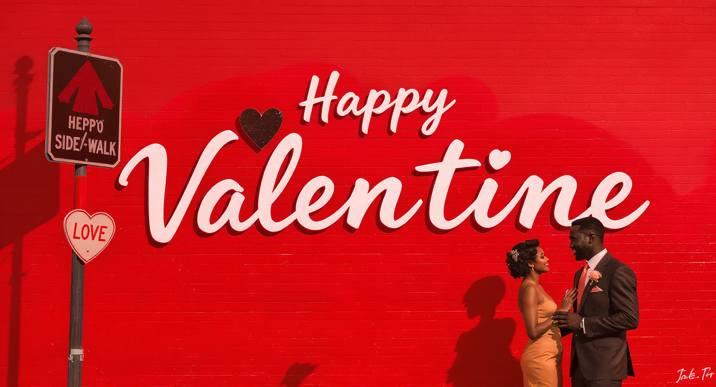 Happy Valentine Day Door Cover